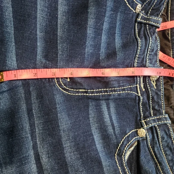 Women's Miss Me  Blue Embroidered Jeans - Picture 5 of 8